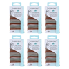 Basicare Metallic Round Elastic Hair Ties 24pcs Pack Bundle of 6