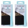 Basicare Round Elastic Hair Ties 22pcs Leopard Design Strong Snag Free x 2