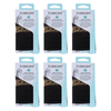 Basicare 26pc Round Elastic Hair Ties Pack Bundle of 6 Leopard Design