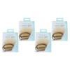 Basicare Bun Styler Kit Blonde M L Bundle of 4 Hair Elastic Bobby Pins