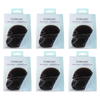 Basicare Bun Styler Kit Brown S M Bundle of 6 Hair Elastic Bobby Pins