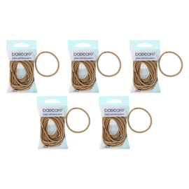 Basicare Blonde Large Snag Free Hair Bands 12 Pack Bundle of 5