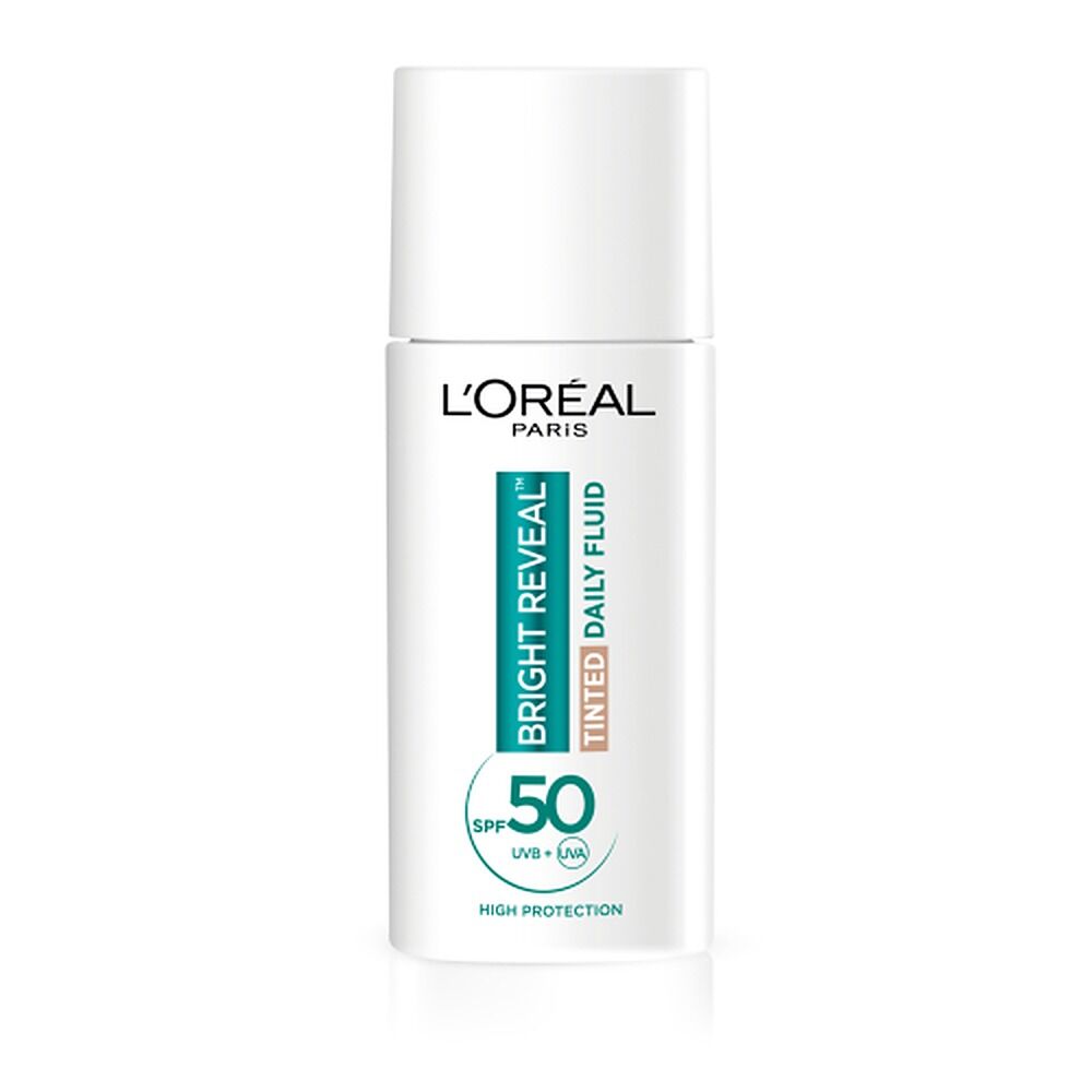 L'Oreal Paris Bright Reveal Tinted Daily Fluid SPF 50 Medium 50mL