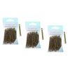 Basicare Blonde Bobby Pins 5cm 80 Pack Bundle of 3 Strong Secure Hair Clips