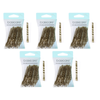 Basicare Blonde Bobby Pins 5cm 36 Pack Bundle of 5