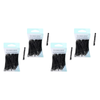 Basicare Black Bobby Pins 5cm 80 Pack Bundle of 4 Strong Durable