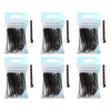 Basicare Medium Brown Bobby Pins 62mm 36 Pack Bundle of 6