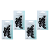 Basicare 4 Pack Large Flower Claw Hair Clip Strong Hold Bundle