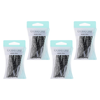 Basicare Black Hair Pins Large 75mm 24 Pack Bundle of 4