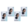 Basicare Invisible Hair Net Black Bundle of 4