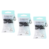 Basicare 50 Pack Antimicrobial Snagless Elastic Hair Bands Bundle of 3