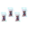 Basicare Elastic Hair Bands 100 Pack Bundle of 4 Mixed Colour Mini