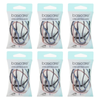 Basicare Long Elastic Hair Ties Pack of 4 Bundle of 6 Total 24 Strong Hair Bands