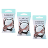 Basicare Long Elastic Hair Ties Pack of 2 Bundle of 3 Strong Durable