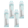 Basicare Shower Detangler Hairbrush Bundle 4 Pack Tangle Free Smooth