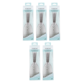 Basicare Helix Detangling Hairbrush Bundle of 5 Smooth Tangle Free Styling