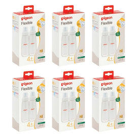 Pigeon Slim Neck PP Bottle 240mL 2 Pack Bundle of 6