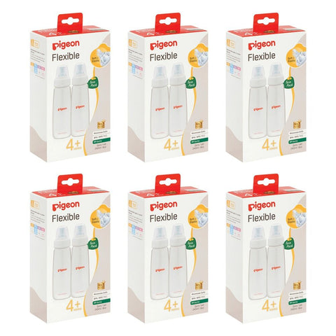 Pigeon Slim Neck PP Bottle 240mL 2 Pack Bundle of 6
