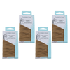 Basicare Elastic Hair Ties 48 Pack Blonde 2mm Bundle of 4