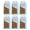 Basicare Elastic Hair Ties 48 Pack Blonde 2mm Bundle of 6