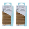 Basicare Elastic Hair Ties 24 Pack Blonde 4mm No Snag Strong Hold x 2