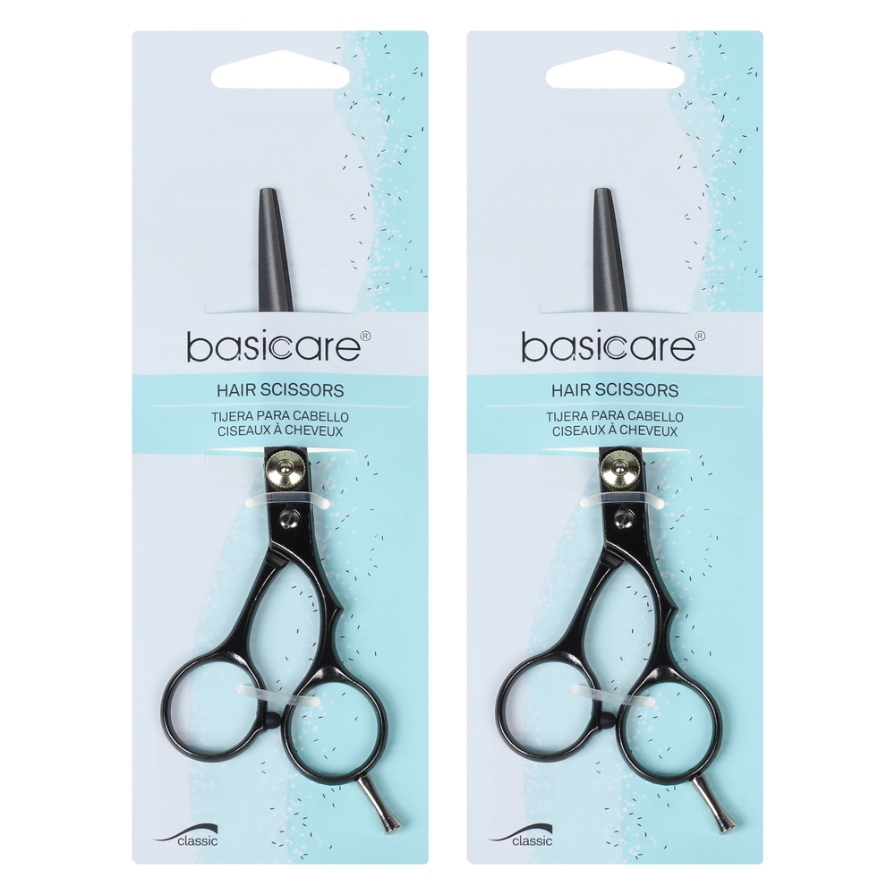Basicare 5.5 Inch Hairdressing Scissors 2 Pack Stainless Steel Hair Cutting Tool