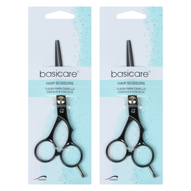 Basicare 5.5 Inch Hairdressing Scissors 2 Pack Stainless Steel Hair Cutting Tool