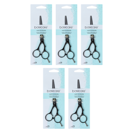 Basicare Hair Dressing Scissors 5 Pack 5.5 Inch Stainless Steel Haircut Tool