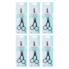 Basicare Home Hair Dressing Scissors 5.5 Inch Bundle of 6 Stainless Steel