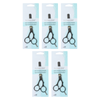Basicare Home Hair Thinning Scissors 5.5 Inch 5 Pack Stainless Steel
