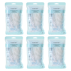 Basicare Hair Dyeing Kit Bundle of 6 Cap Hook Needle Gloves