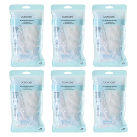 Basicare Hair Dyeing Kit Bundle of 6 Cap Hook Needle Gloves
