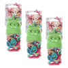 Basicare Hair Bands 2cm 50 Pack Assorted Colours Bundle of 3