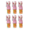 Basicare Bright Elastic Hair Bands 130 Pack Medium Bundle of 6