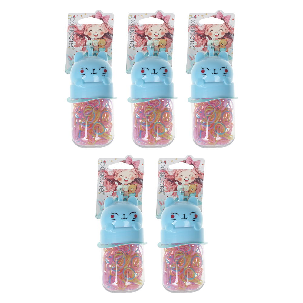 Basicare Pastel Elastic Hair Bands Small 260 Pack Bundle of 5