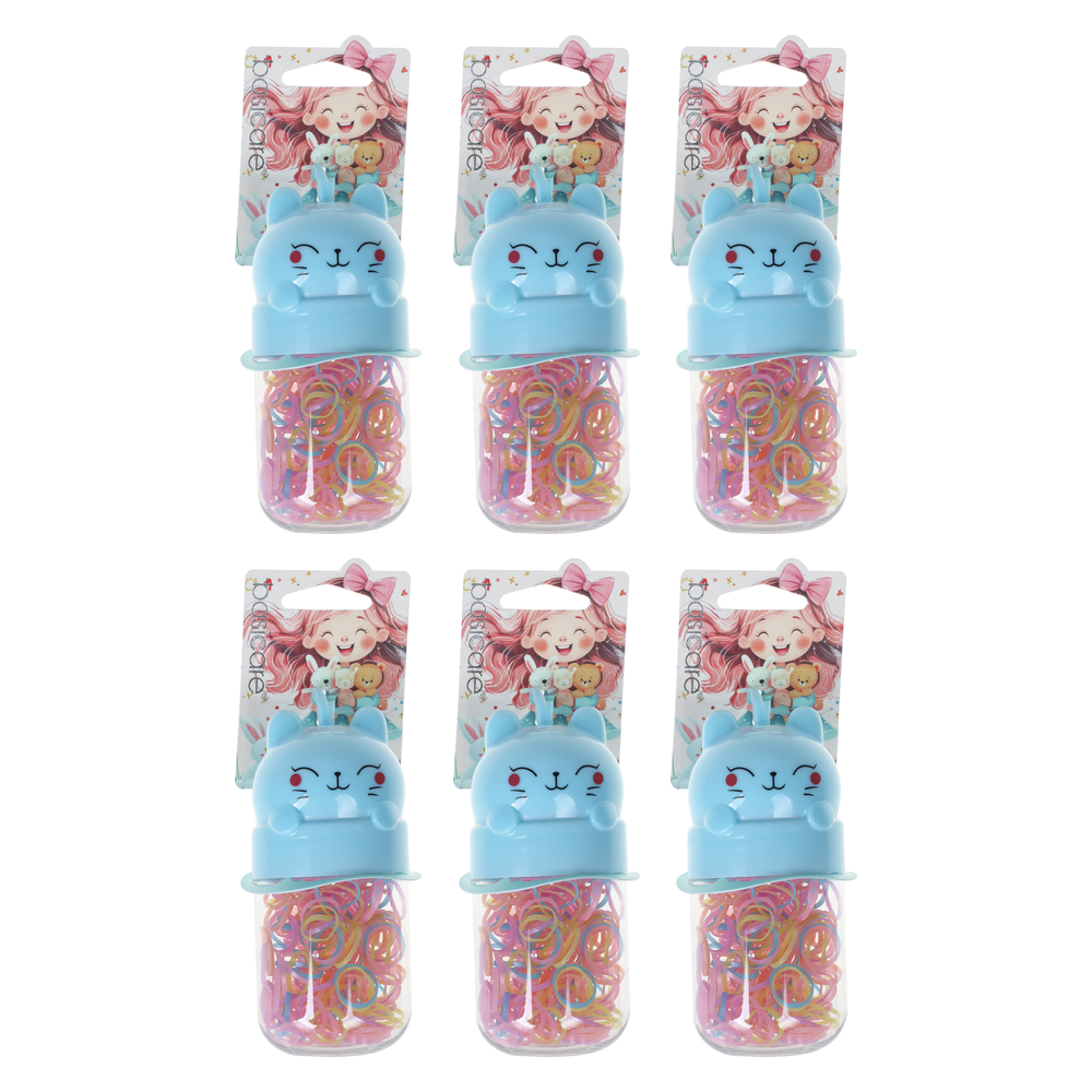 Basicare Pastel Elastic Hair Bands Small 260 Pack Bundle of 6