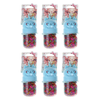 Basicare Kids Elastic Hair Bands 260 Pack Bundle of 6 Assorted Colours Gift Tub