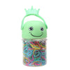 Basicare Kids Elastic Hair Bands 260 Pack Assorted Colours Gift Tub