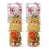 Basicare Bright Elastic Hair Bands 260 Pack Small Colourful No Snag Hold x 2