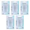 Basicare Side Comb Bundle 5 Pack Clear Hair Styling Clips Secure Hold