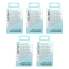 Basicare Clear Spiral Hair Elastics Bundle of 5 No Damage Strong Hold