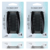 Basicare Side Comb Four Pack Black Strong Hold Durable Hair Styling Combs x 2