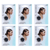 Basicare Invisible Nylon Bun Net Black Bundle of 6 Secure Discreet Hair Hold