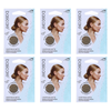 Basicare Invisible Nylon Hair Nets Blonde Bundle of 6 Quantity Fine Mesh