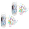 Basicare Super Stretchy Snagless Pastel Mini Hair Bands 200 Pack