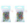 Basicare Super Stretchy Snagless Pastel Mini Hair Bands 200 Pack