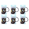 Basicare Stretchy Elastic Hair Bands Thick 12 Pack Assorted Colours Bundle of 6