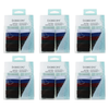 Basicare Stretchy Knitted Ponytailers School Colours 6 Pack Durable Hair Ties