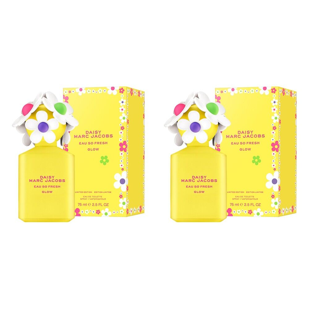 Marc Jacobs Daisy Glow Eau So Fresh Eau de Toilette 75mL Pack of 2