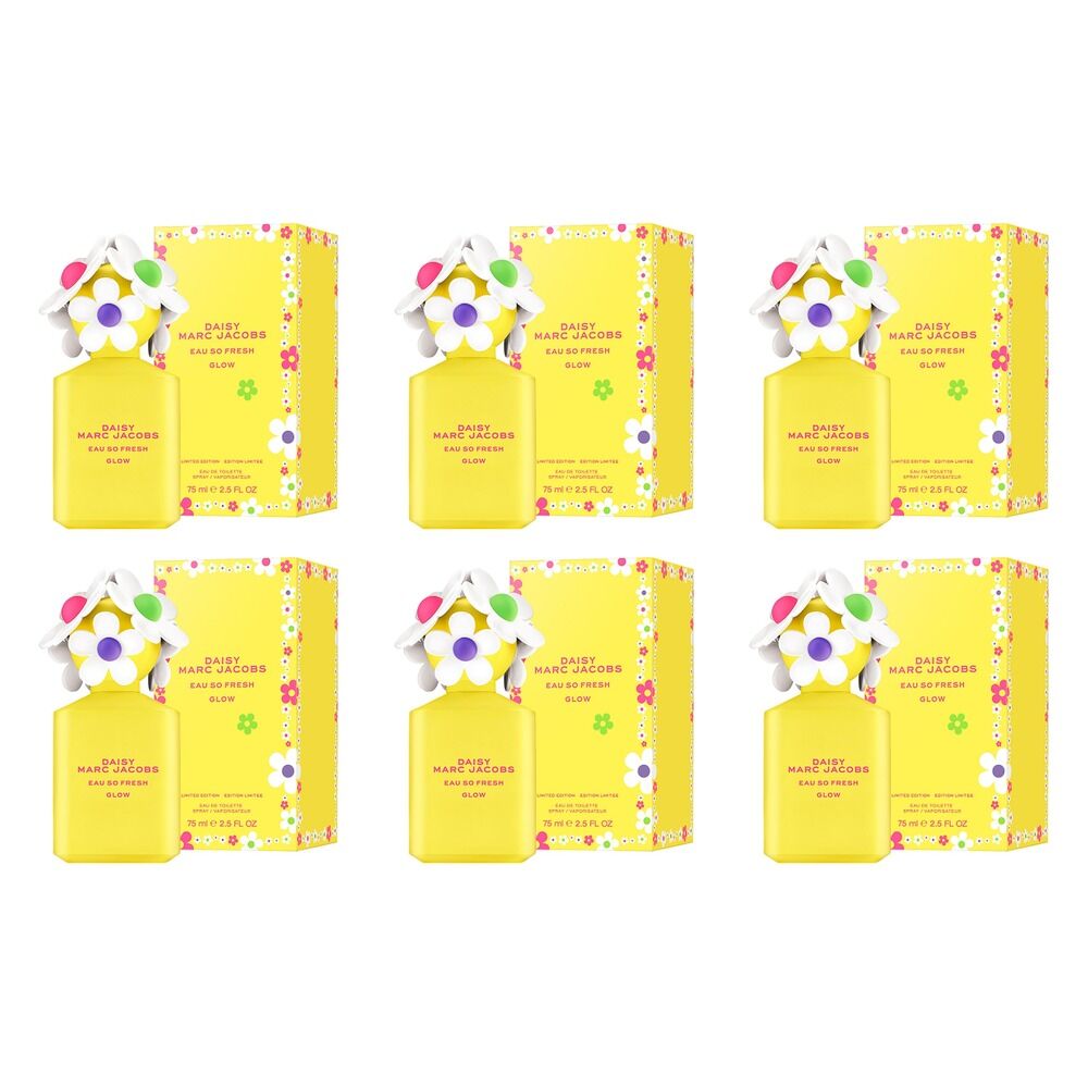 Marc Jacobs Daisy Glow Eau So Fresh Eau de Toilette 75mL Pack of 6
